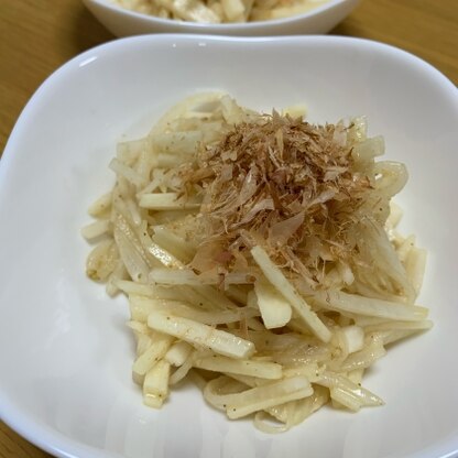 ポリポリ、シャキシャキ、食感が楽しいですね♩さっぱりしているので食べやすくて美味しかったです☆ごちそう様でした！